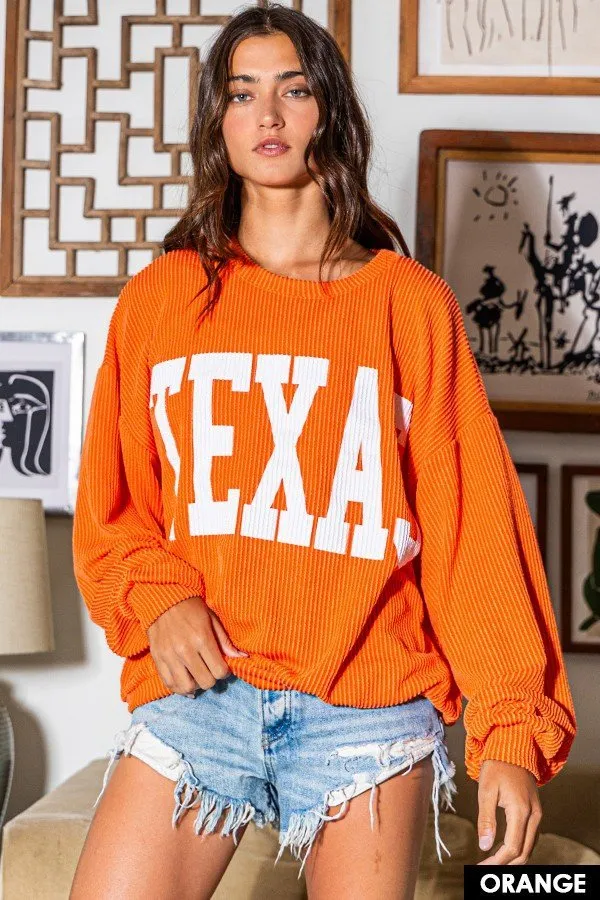 The Texas Graphic Sweatshirt (MULTIPLE COLORS)