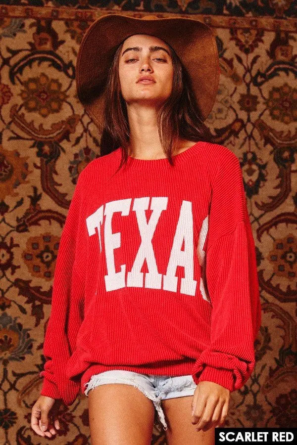 The Texas Graphic Sweatshirt (MULTIPLE COLORS)