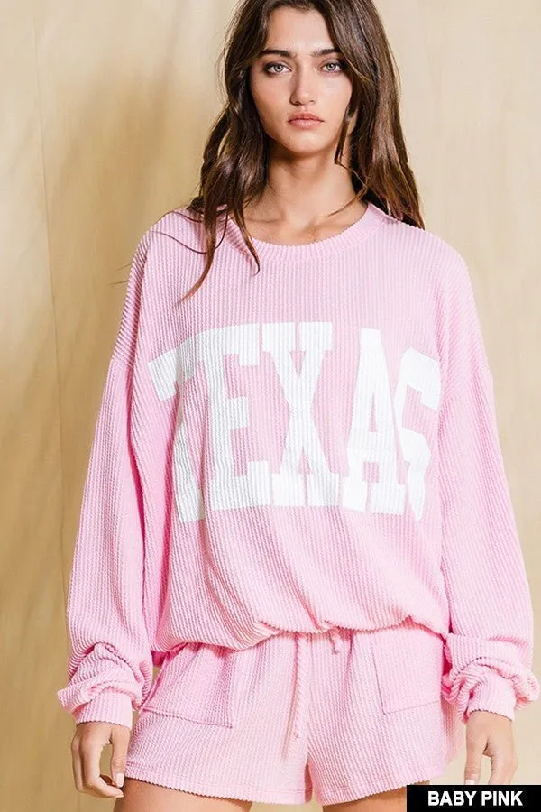 The Texas Graphic Sweatshirt (MULTIPLE COLORS)