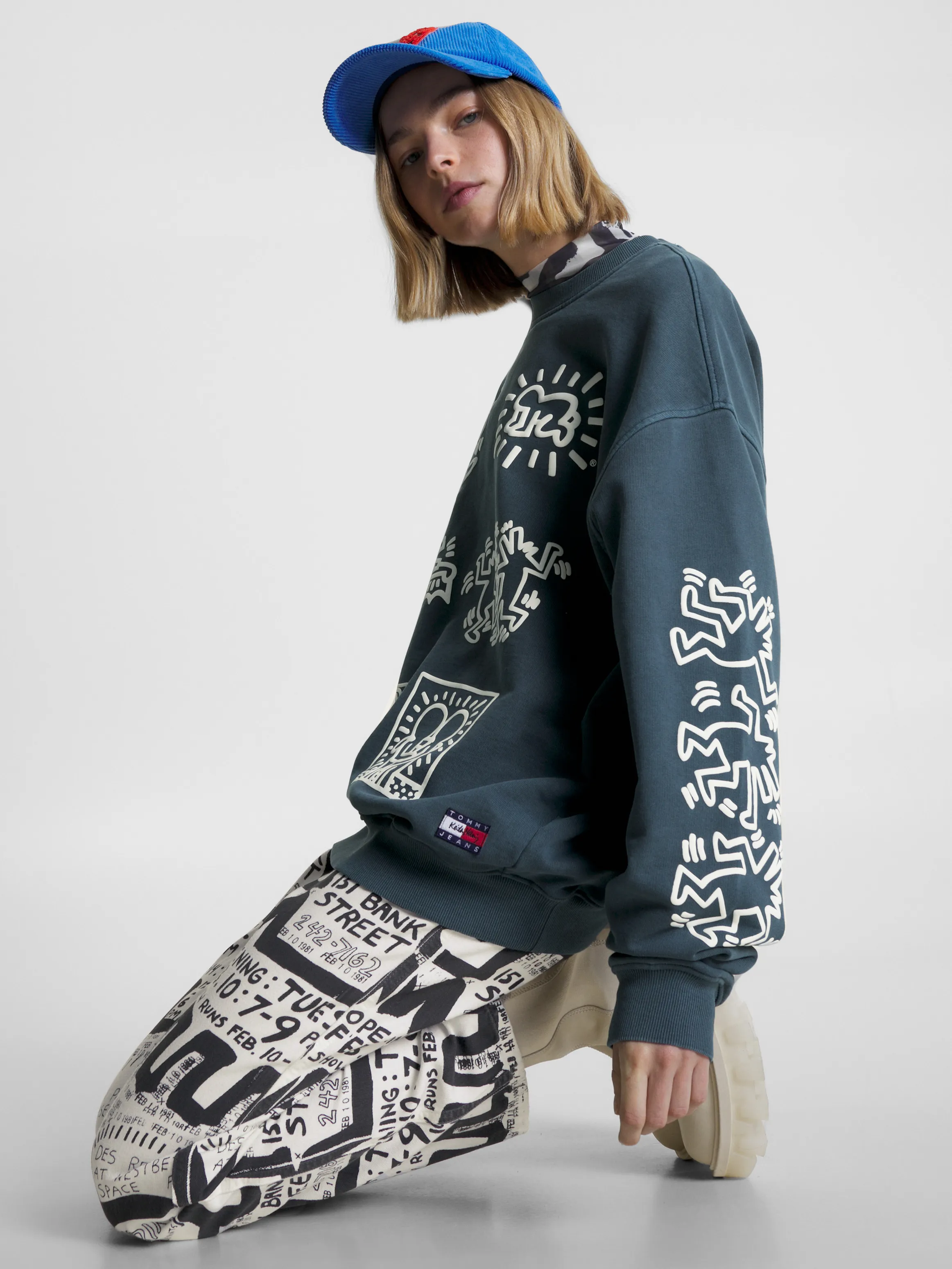 Tommy x Keith Haring Dual Gender Relaxed Fit Sweatshirt | Sweatshirts & Hoodies | Tommy Jeans