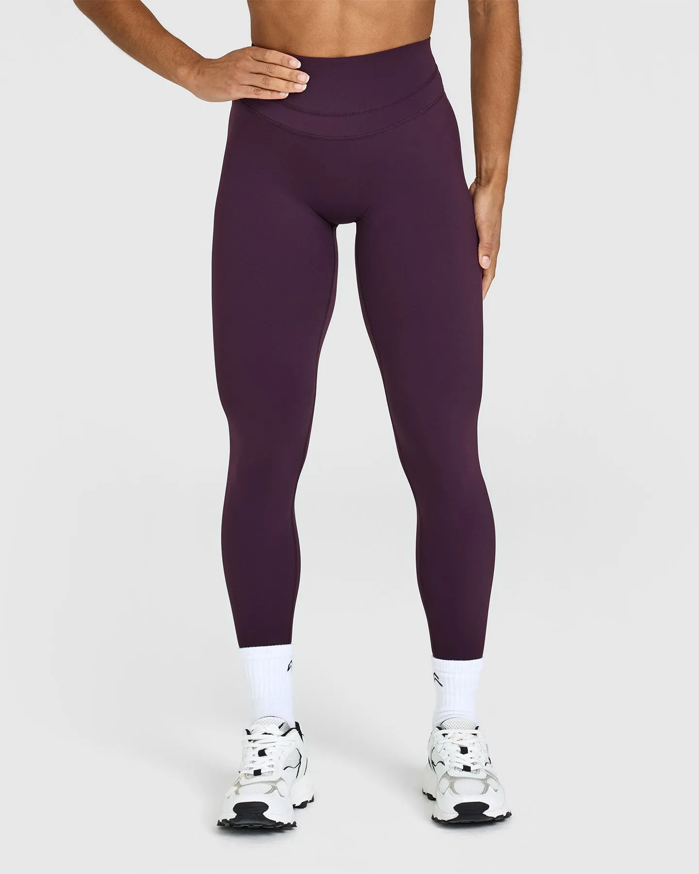 Unified High Waisted Leggings | Blackberry Purple