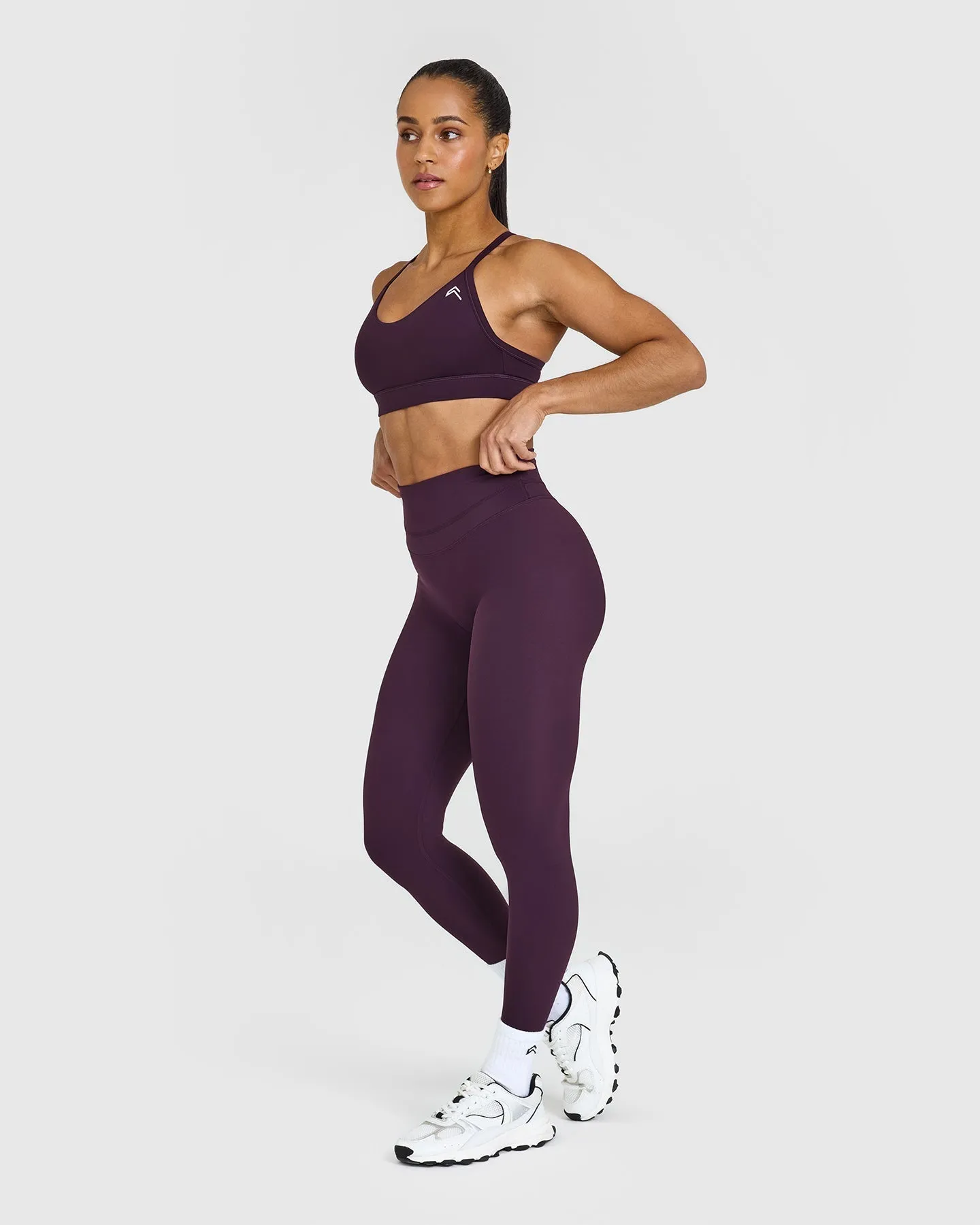 Unified High Waisted Leggings | Blackberry Purple