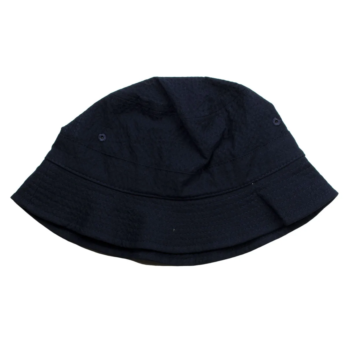 Universal Works - Bucket Hat Merida Seersucker - Navy