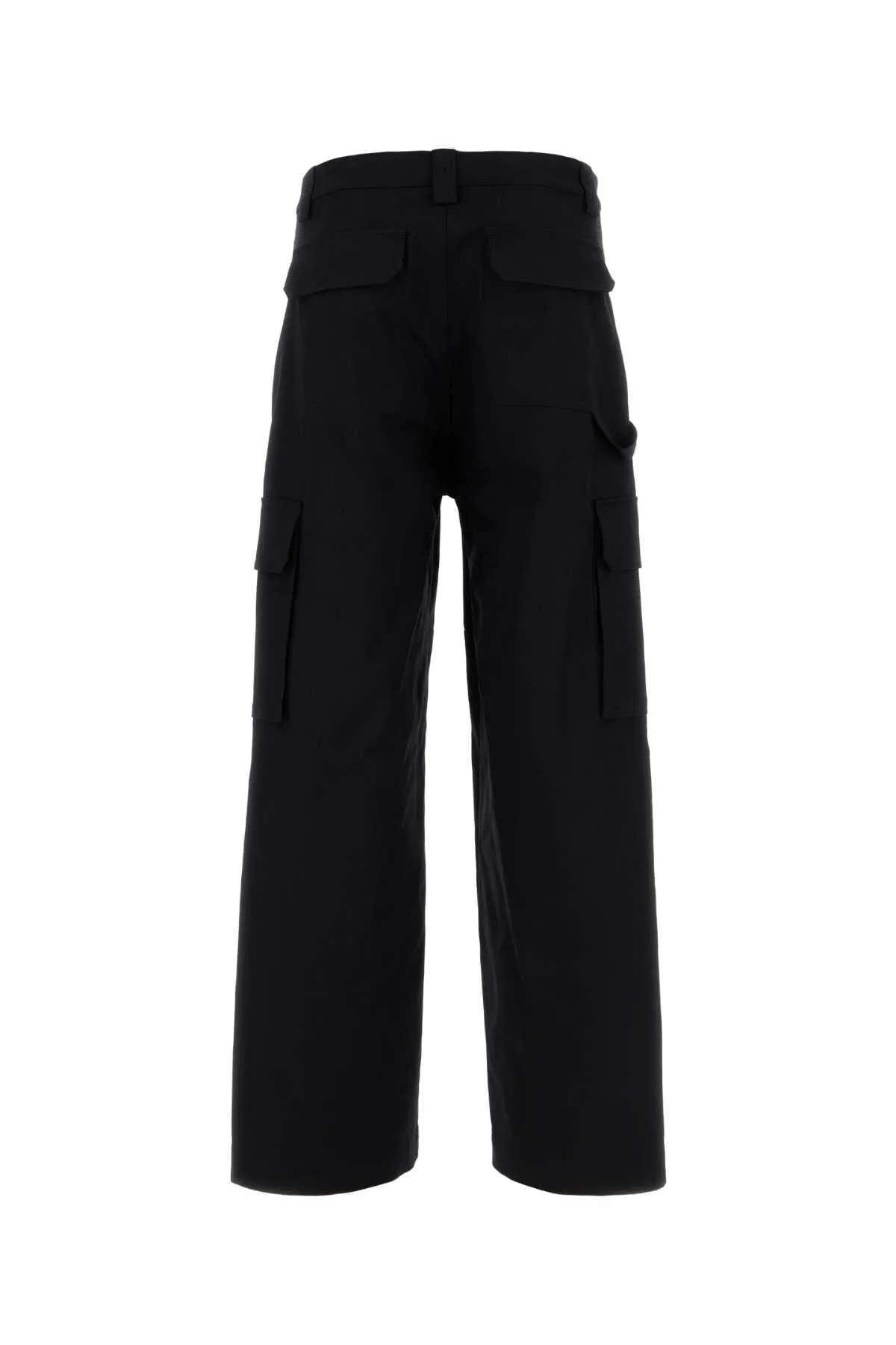 Valentino Garavani Black Stretch Cotton Cargo Pant