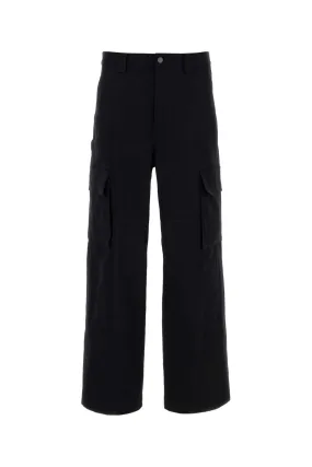 Valentino Garavani Black Stretch Cotton Cargo Pant