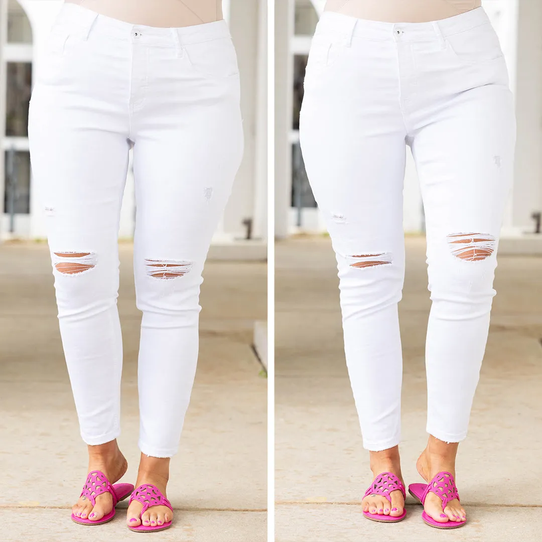 White Out Jeans, White