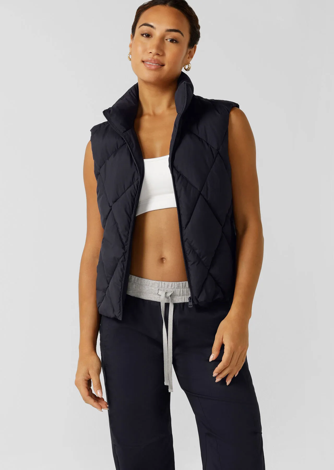 Winter Warmth Puffer Vest | Blue | Jackets, Hoodies and Sweats | Lorna Jane Australia