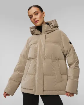 Women’s beige down jacket Peuterey Anish PED511901191863-852