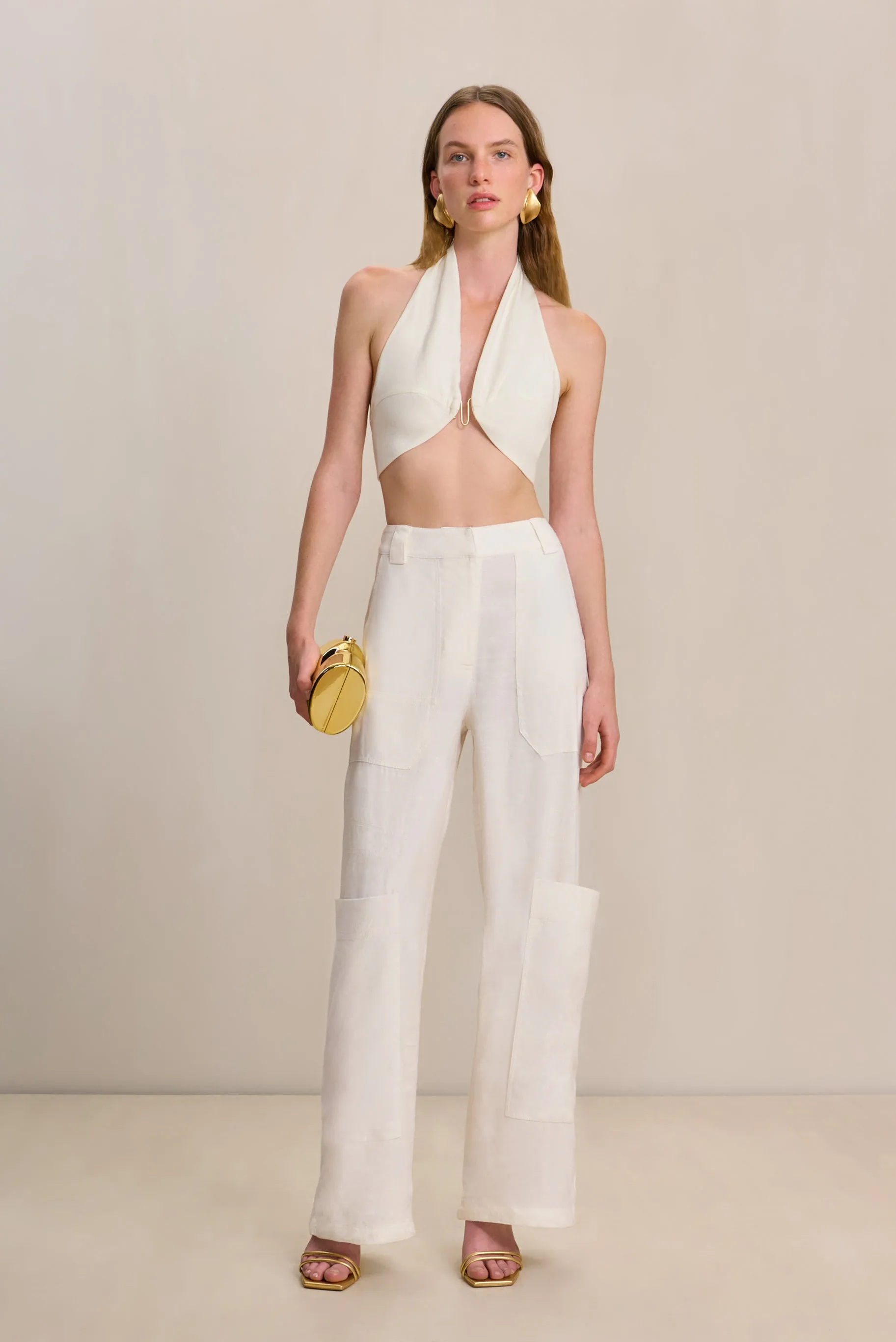 WYNN PANT - OFF WHITE LINEN