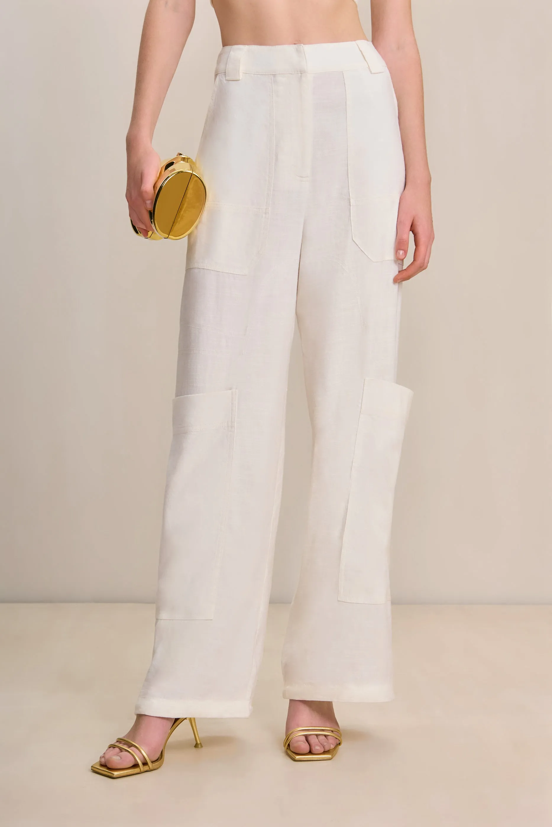 WYNN PANT - OFF WHITE LINEN